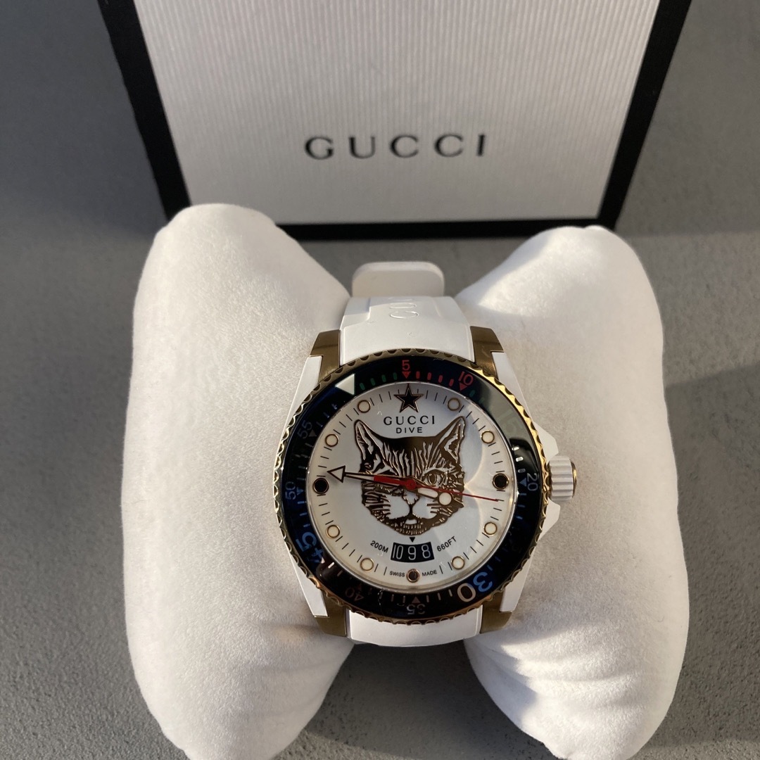 Gucci(グッチ)の交渉可❗️GUCCI ミスティックキャット　腕時計 レディースのファッション小物(腕時計)の商品写真