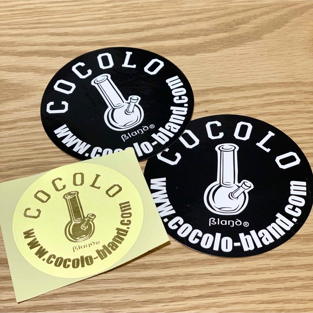 COCOLOBLAND(ココロブランド)のCOCOLO BLAND ステッカー3枚 ハンドメイドの文具/ステーショナリー(しおり/ステッカー)の商品写真