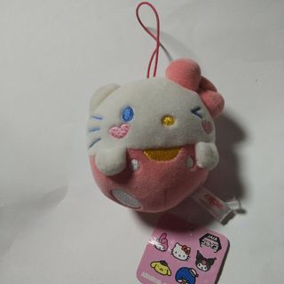 ハローキティ(ハローキティ)のHELLO KITTY もちもちまぁるい マスコット  2021年 ストラップ(キャラクターグッズ)