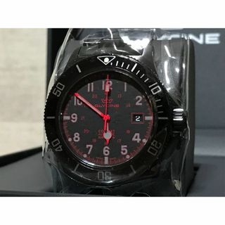 GLYCINE ウォッチ コンバット サブ ブラック レッド GL0080