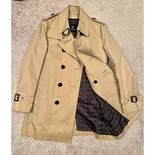 バーバリーブラックレーベル(BURBERRY BLACK LABEL)の★バーバリーBurberryブラックレーベルのトレンチコート　メンズ　サイズL★(トレンチコート)