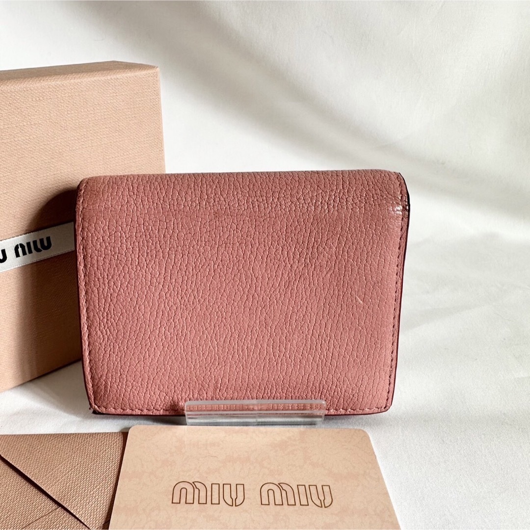 MIU MIU - 【人気】miumiu 財布 ピンク ミュウミュウ ウォレット MIU MIU - 【人気】miumiu 財布 ピンク ミュウミュウ ウォレット