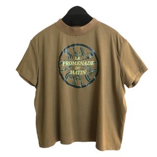 エルメス(Hermes)の　エルメス HERMES PROMENADE MATIN カットソー 22AW 2H4604DU キャメル レディース 半袖Ｔシャツ(Tシャツ(半袖/袖なし))