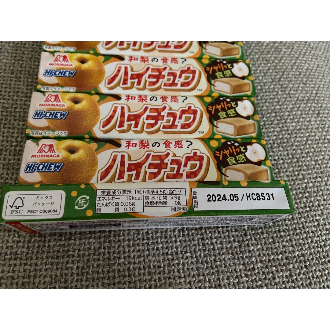 森永製菓(モリナガセイカ)の森永 ハイチュウ 和梨 6本セット 食品/飲料/酒の食品(菓子/デザート)の商品写真