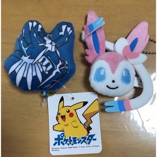 ポケモン(ポケモン)のポケットモンスター　マスコット2個セット(キャラクターグッズ)