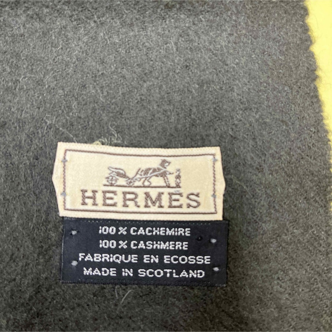 Hermes(エルメス)のHERMES カシミヤ マフラー　箱入り メンズのファッション小物(マフラー)の商品写真