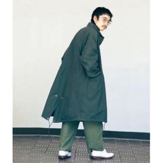 16SS コモリタイプライター フーデッド コート 0 ネイビー