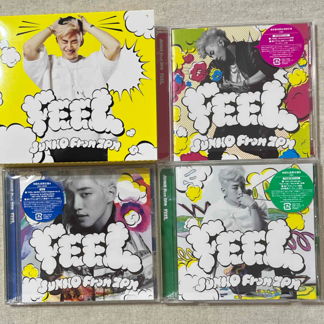 2PM(トゥーピーエム)の  2PM JUNHO ジュノ「FEEL」 エンタメ/ホビーのCD(K-POP/アジア)の商品写真