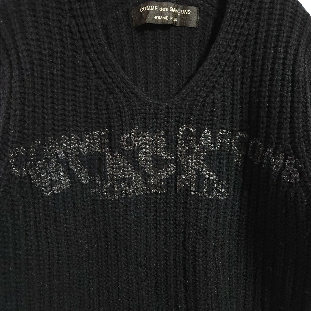 02AW COMME des GARCONS HOMME PLUS ロゴセーター