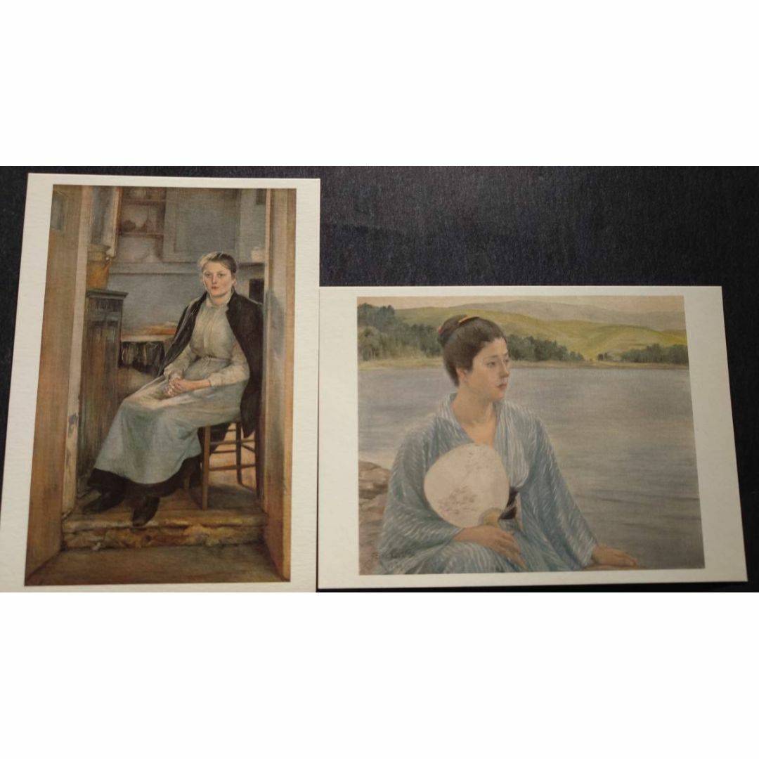 洋画家たち百年の夢　　ポストカード2枚 エンタメ/ホビーのコレクション(印刷物)の商品写真