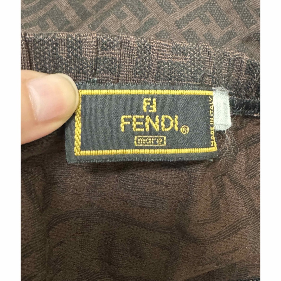 FENDI(フェンディ)のFENDI ズッカ柄　台形ミニスカート　イタリア製 レディースのスカート(ミニスカート)の商品写真