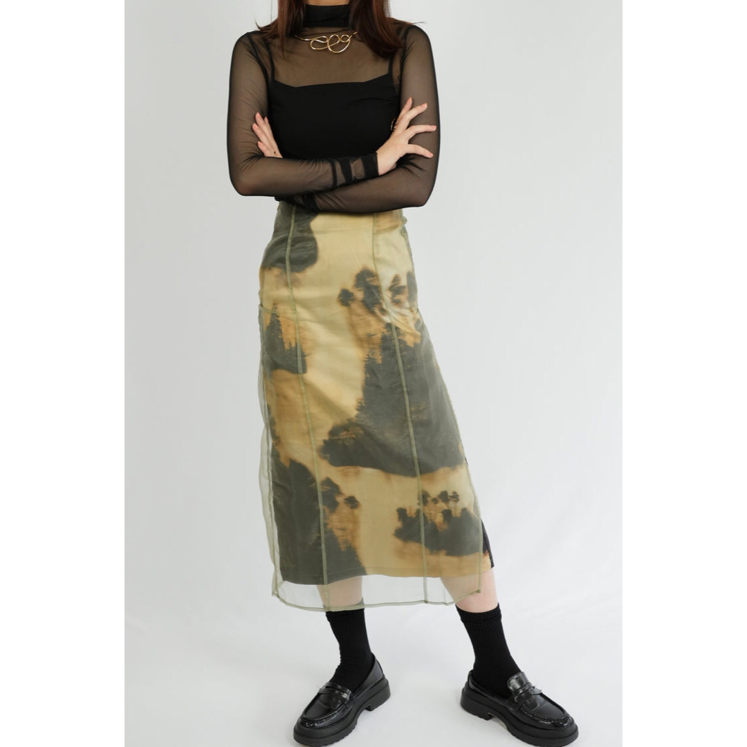 【新品】nuance sheer skirt uenui