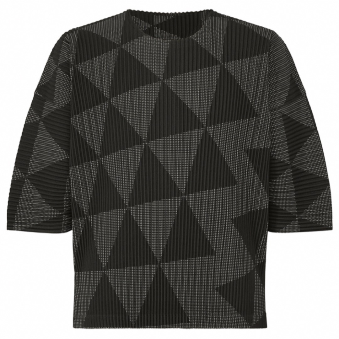 ISSEY MIYAKE(イッセイミヤケ)のオムプリッセ イッセイミヤケ HOMME PLISSE Tシャツ トライアングル メンズのトップス(Tシャツ/カットソー(半袖/袖なし))の商品写真