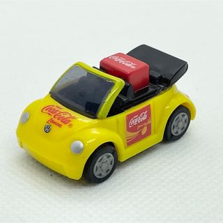 コカコーラ　ミニ チョロQ イエロー　中古品(ミニカー)