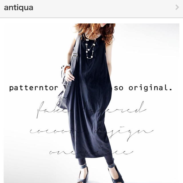 antiqua(アンティカ)のantiqua ワンピース レディースのワンピース(ロングワンピース/マキシワンピース)の商品写真