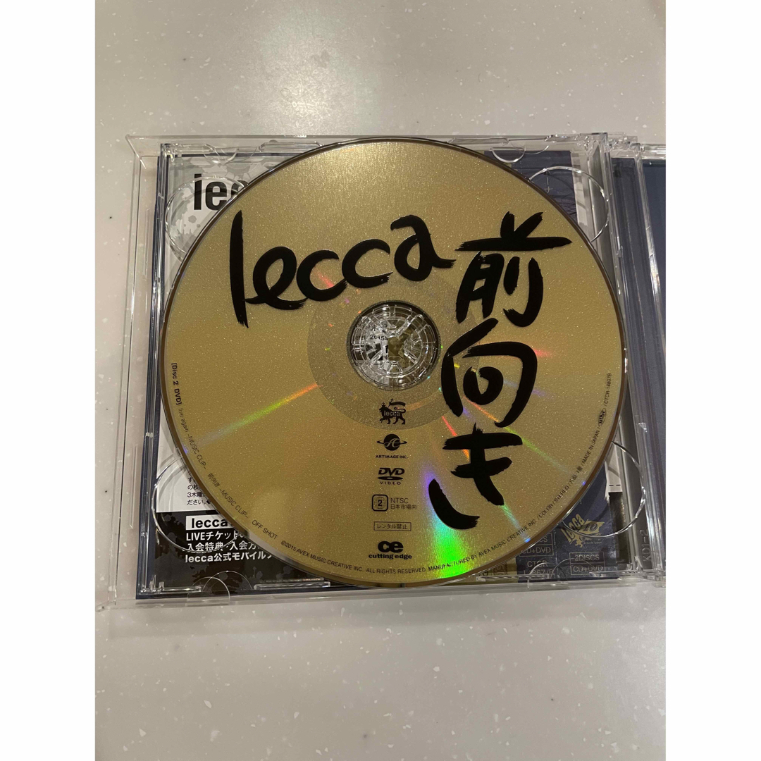 前向き　(CD+DVD) lecca エンタメ/ホビーのCD(ポップス/ロック(邦楽))の商品写真