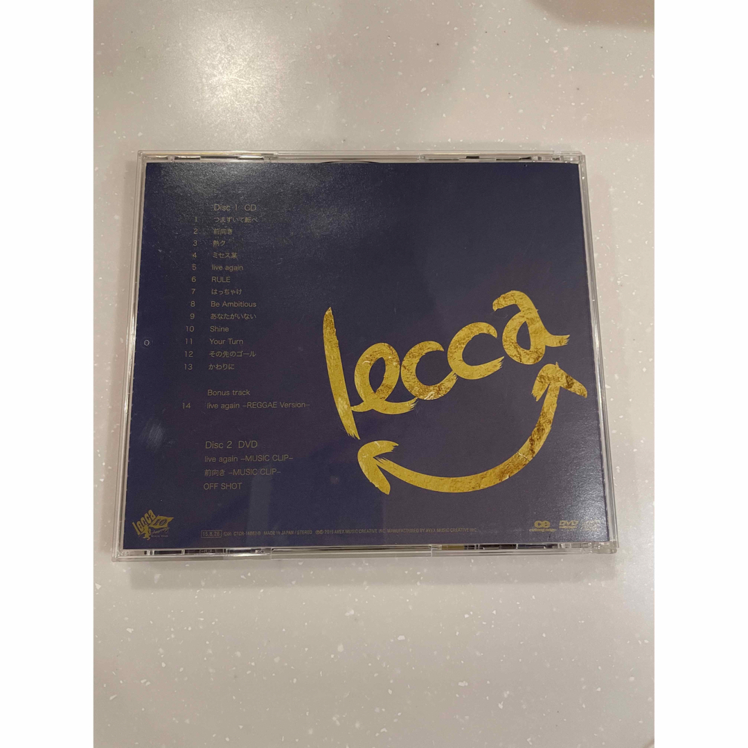 前向き　(CD+DVD) lecca エンタメ/ホビーのCD(ポップス/ロック(邦楽))の商品写真