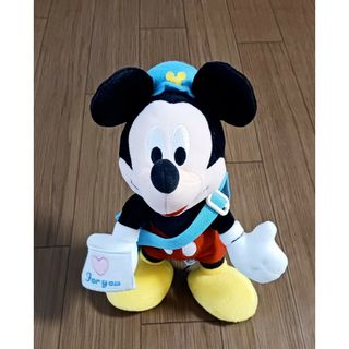 ディズニー(Disney)の電報　ミッキーのぬいぐるみ(キャラクターグッズ)