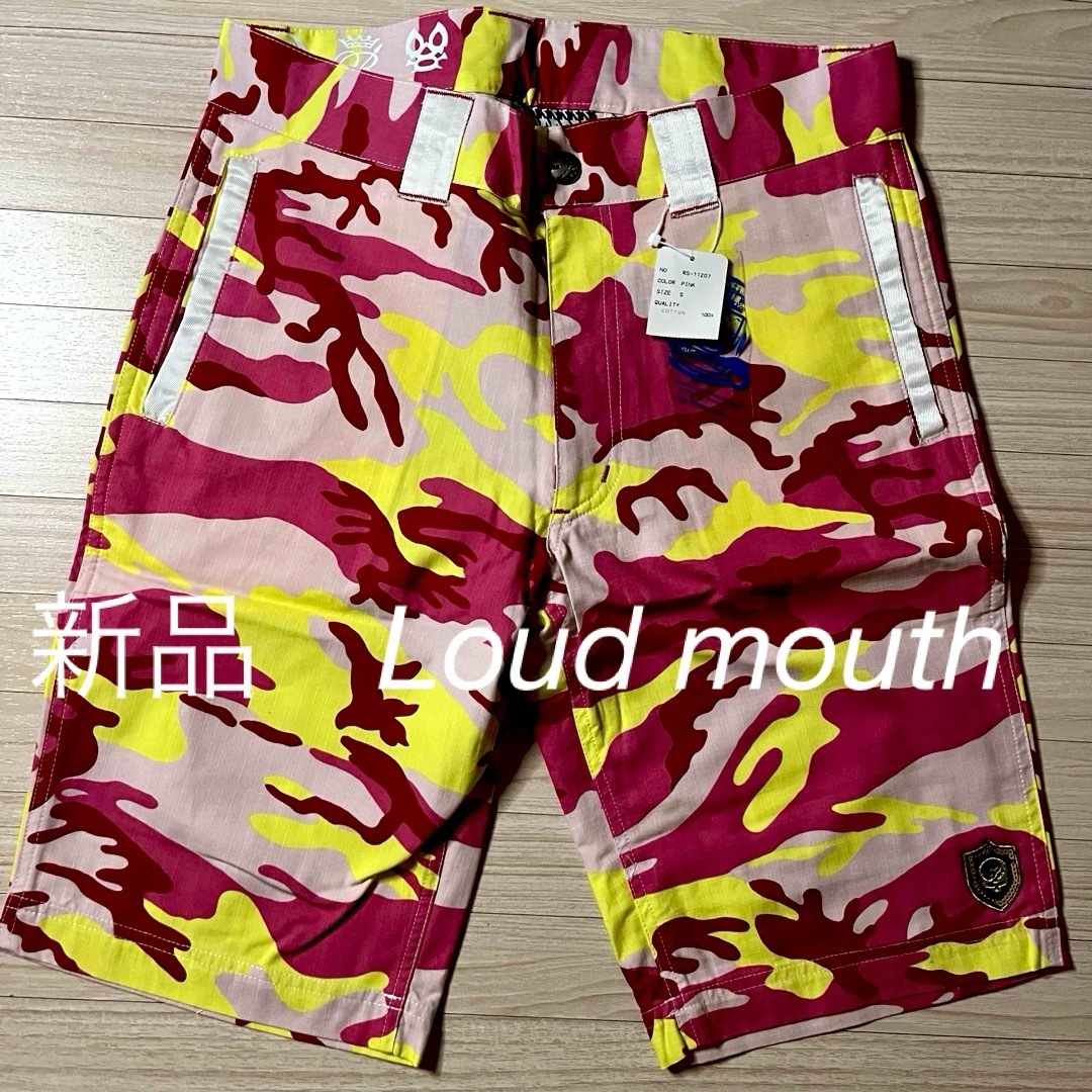 Loudmouth(ラウドマウス)の新品　Loud mouth ハーフパンツ　Sサイズ スポーツ/アウトドアのゴルフ(ウエア)の商品写真