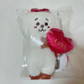 ビーティーイシビル(BT21)のRJ くっつきぬいぐるみ BT21 バレンタイン(キャラクターグッズ)