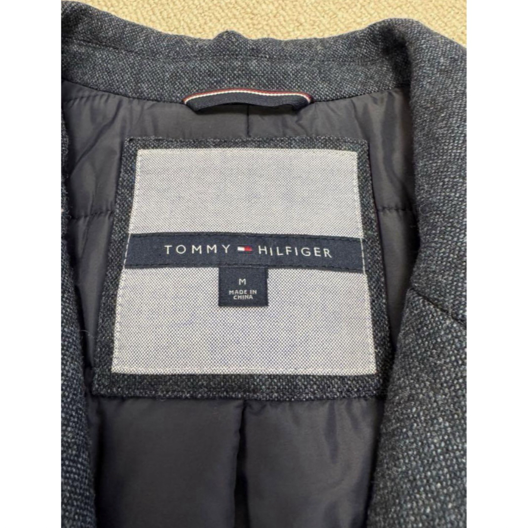 TOMMY HILFIGER(トミーヒルフィガー)の【美品】TOMMY HILFIGER  素材切替チェスターコート メンズのジャケット/アウター(チェスターコート)の商品写真