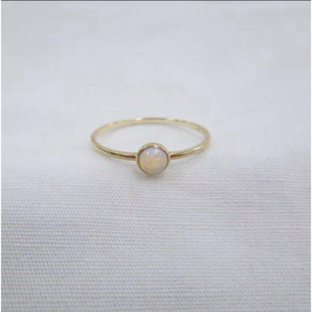 EDIT.FOR LULU(エディットフォールル)のluijewelry ルイジュエリー opal ring オパールリング k14 レディースのアクセサリー(リング(指輪))の商品写真