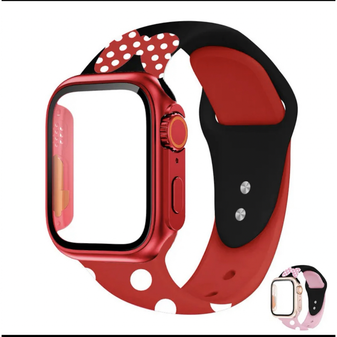 Apple Watch バンド　アップルウォッチ　ベルト　ディズニー　ミニー レディースのファッション小物(その他)の商品写真