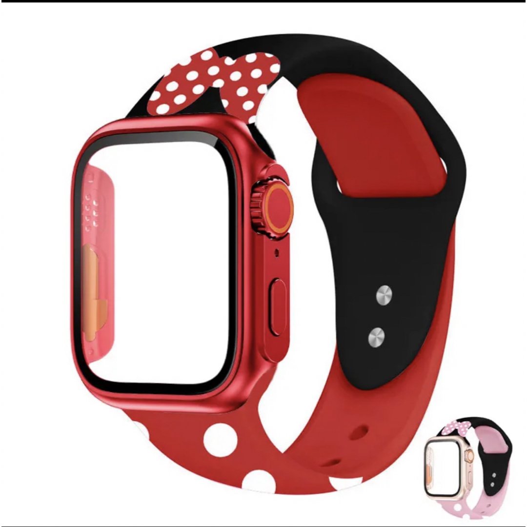 Apple Watch バンド　アップルウォッチ　ベルト　ディズニー　ミニー レディースのファッション小物(その他)の商品写真