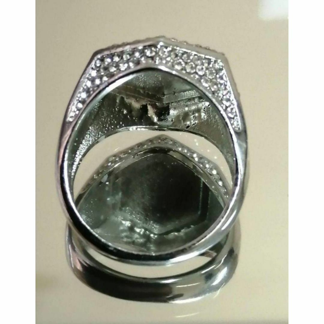 【SALE】リング メンズ アクセサリー シルバー スクエア 銀色 指輪 20号 メンズのアクセサリー(リング(指輪))の商品写真