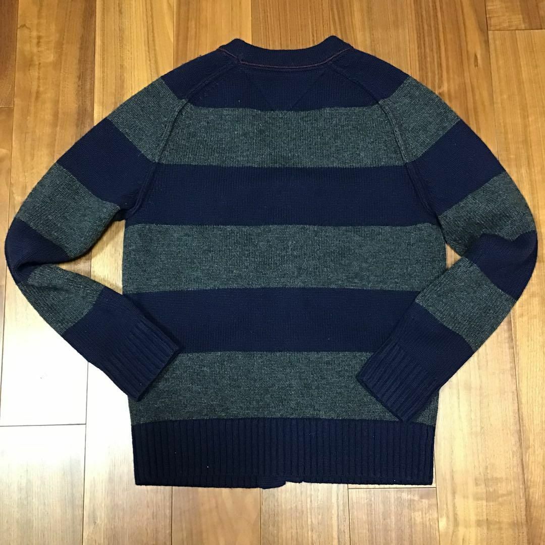 TOMMY HILFIGER(トミーヒルフィガー)のTOMMY HILFIGER  トミーヒルフィガー 厚手ニット カーディガン　S メンズのトップス(カーディガン)の商品写真