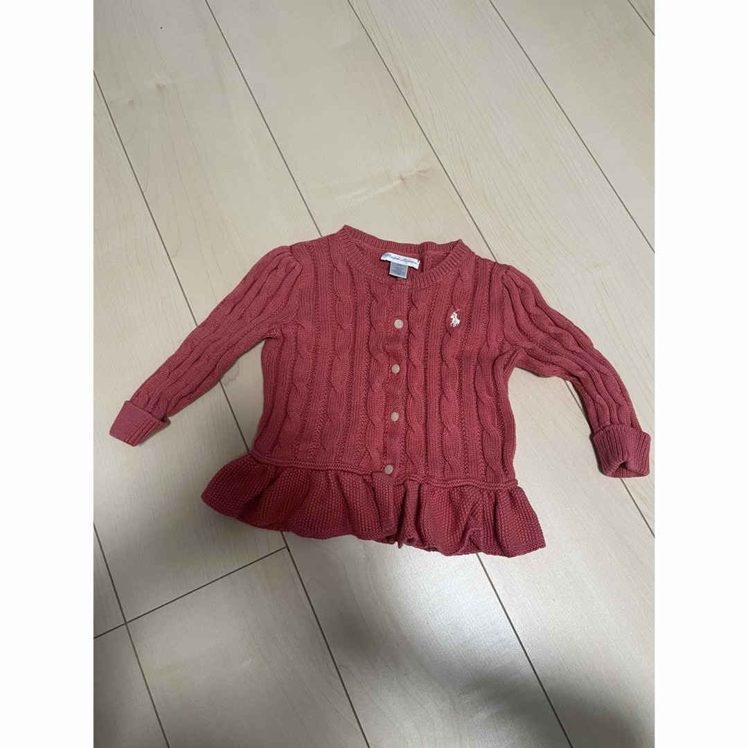 POLO RALPH LAUREN(ポロラルフローレン)のポロのカーディガン　80 キッズ/ベビー/マタニティのベビー服(~85cm)(カーディガン/ボレロ)の商品写真