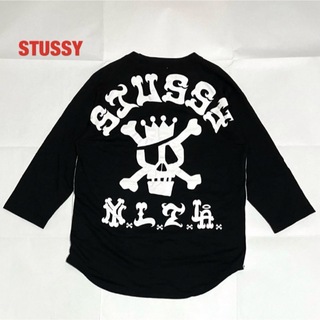 STUSSY - 90s Stussy Graphic Border LongSleeve Teeの通販｜ラクマ