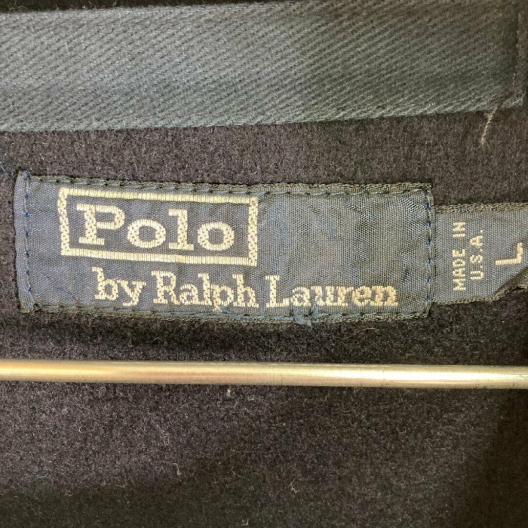 Ralph Lauren(ラルフローレン)の★Polo by Ralph Lauren ポロバイラルフローレン USA製 ダッフルコート ネイビー sizeL メンズのジャケット/アウター(ダッフルコート)の商品写真