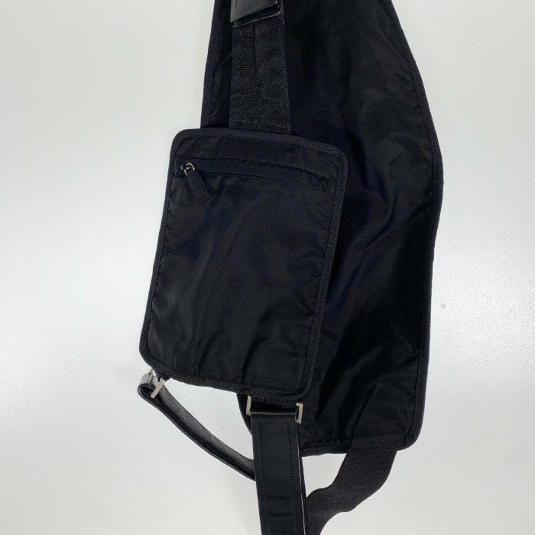 PRADA(プラダ)のPRADA プラダ ボディバッグ ショルダー 斜め掛け ナイロン ブラック メンズのバッグ(ボディーバッグ)の商品写真