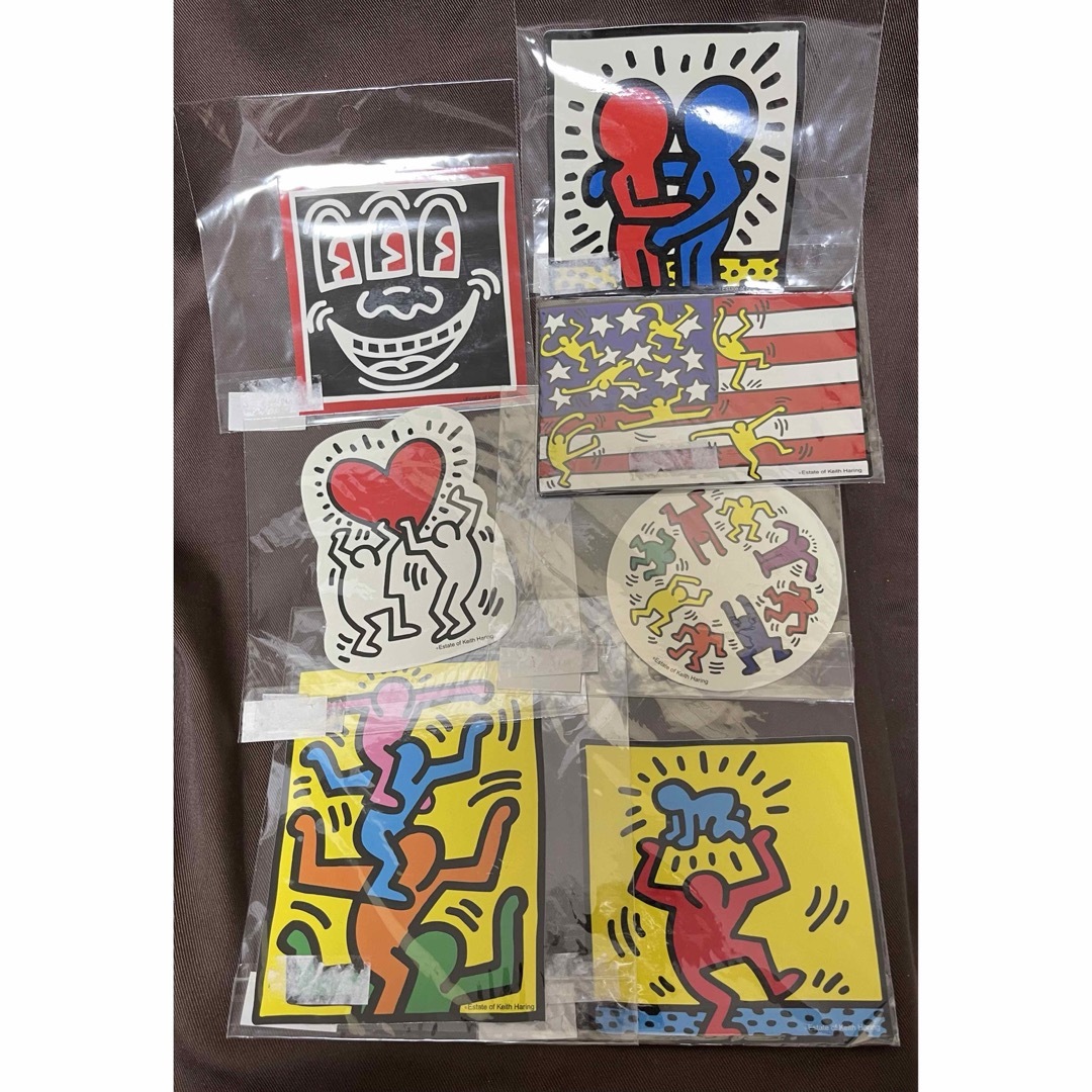 KEITH HARING(キースヘリング)の新品 キースヘリング ステッカー 7枚 セット エンタメ/ホビーのコレクション(その他)の商品写真