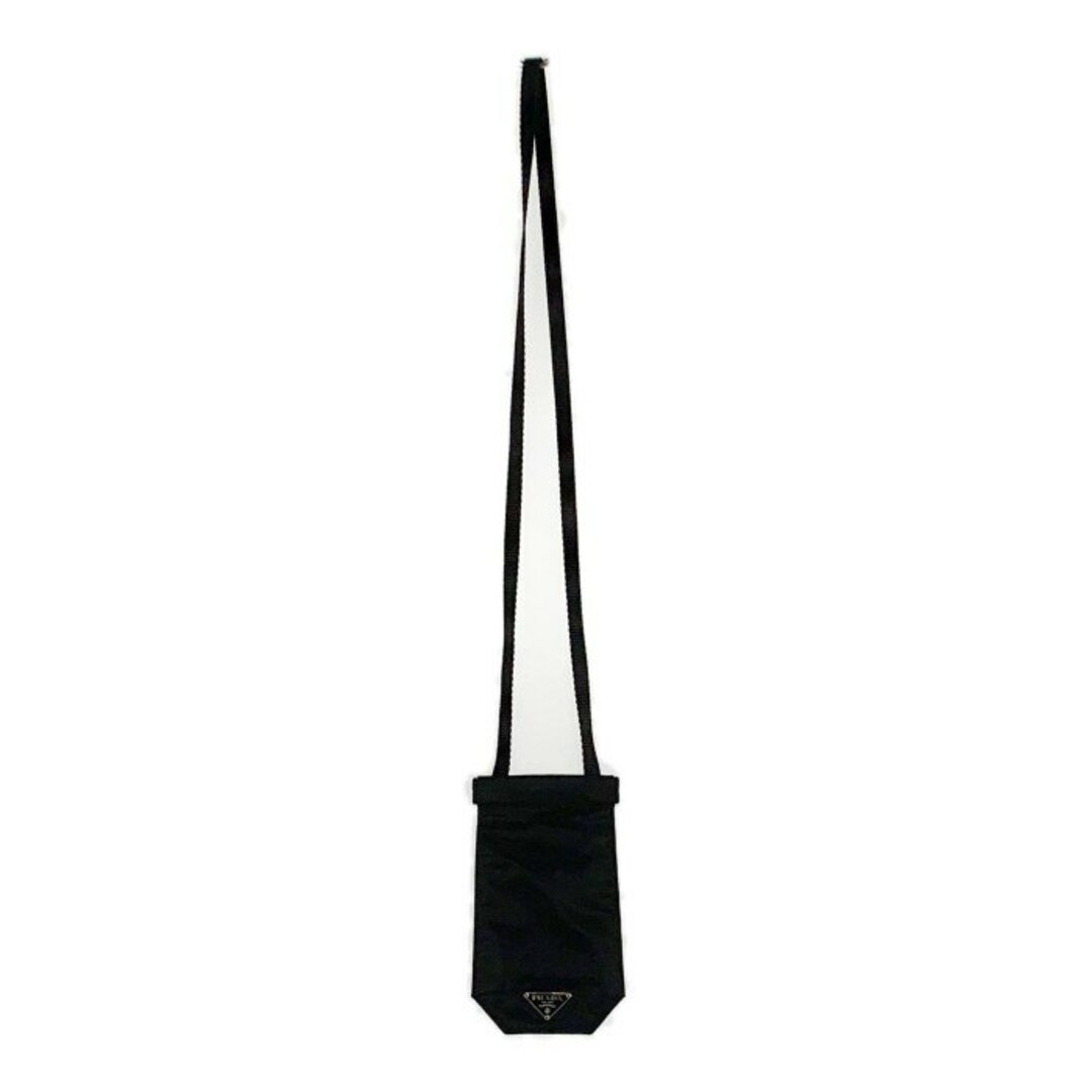PRADA(プラダ)のPRADA プラダ モバイルケース ネックストラップ ナイロン ブラック 小物入れ メンズのバッグ(その他)の商品写真