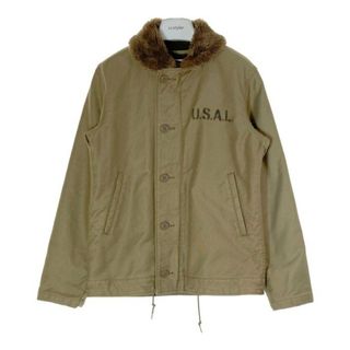 アルファインダストリーズ(ALPHA INDUSTRIES)の★ALPHA アルファ USAL N-1 デッキジャケット 20521-314 カーキ sizeM(その他)