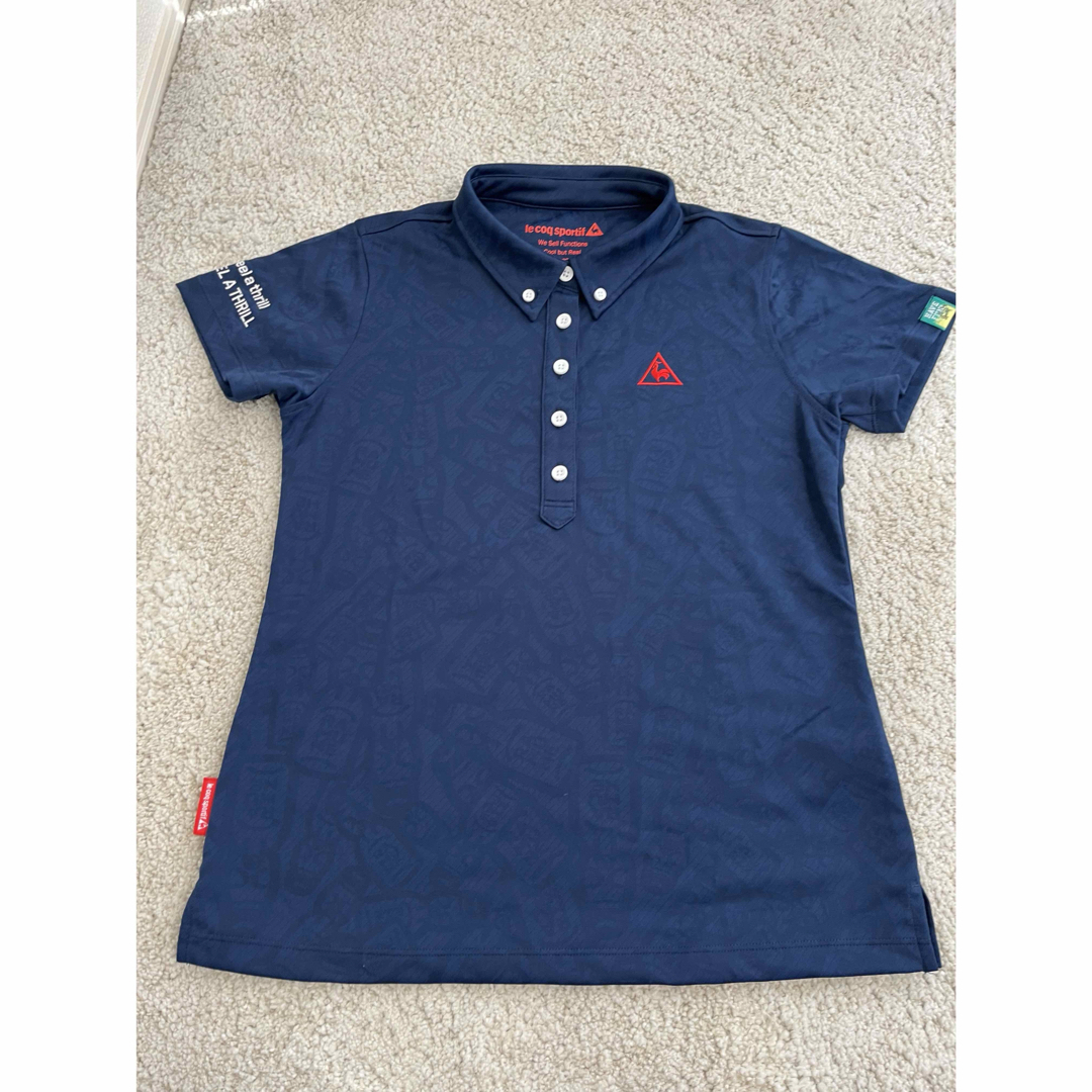 le coq sportif(ルコックスポルティフ)のルコックゴルフ　 GOLF 半袖ポロシャツ　レディース　Lサイズ  ポロシャツ　 スポーツ/アウトドアのゴルフ(ウエア)の商品写真