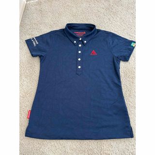 ルコックスポルティフ(le coq sportif)のルコックゴルフ　 GOLF 半袖ポロシャツ　レディース　Lサイズ  ポロシャツ　(ウエア)