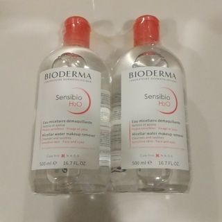 ビオデルマ(BIODERMA)のビオデルマ クレンジングウォーター 500ml2本(クレンジング/メイク落とし)