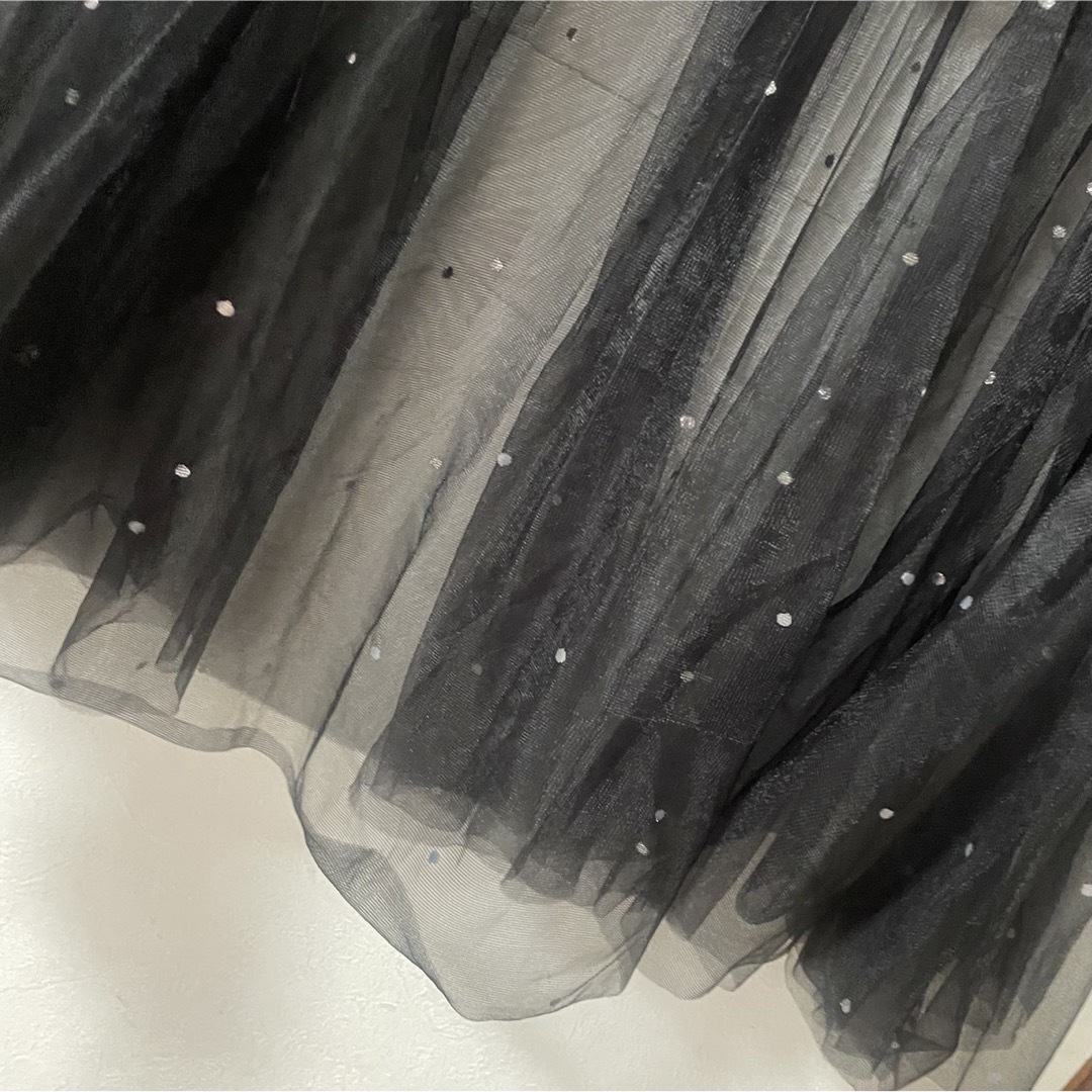 REDYAZEL(レディアゼル)のREDYAZEL オリジナル箔ドットスカート レディースのスカート(ロングスカート)の商品写真