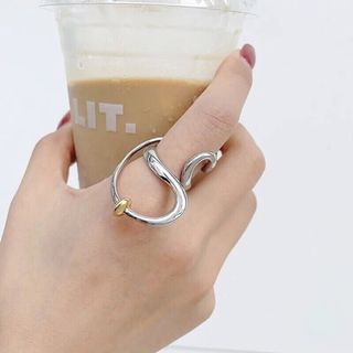 ドゥーズィエムクラス(DEUXIEME CLASSE)の【新品】twist design ring / bicolor(リング(指輪))