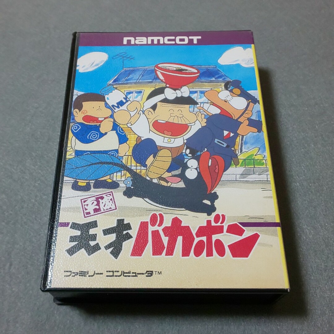 ファミコン 平成天才バカボン 箱説あり エンタメ/ホビーのゲームソフト/ゲーム機本体(家庭用ゲームソフト)の商品写真