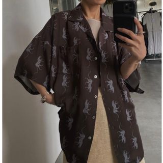 アメリヴィンテージ(Ameri VINTAGE)の美品！ameri⭐︎MEDI FULL CHEETAH ALOHA SHIRT(シャツ/ブラウス(半袖/袖なし))