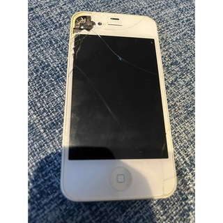 アップル(Apple)のiPhone 4s White 16 GB au ジャンク品(スマートフォン本体)