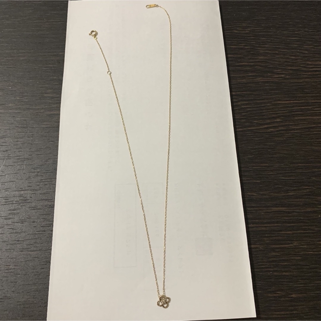 K10 ダイヤモンド ゴールドネックレス レディース レディースのアクセサリー(ネックレス)の商品写真