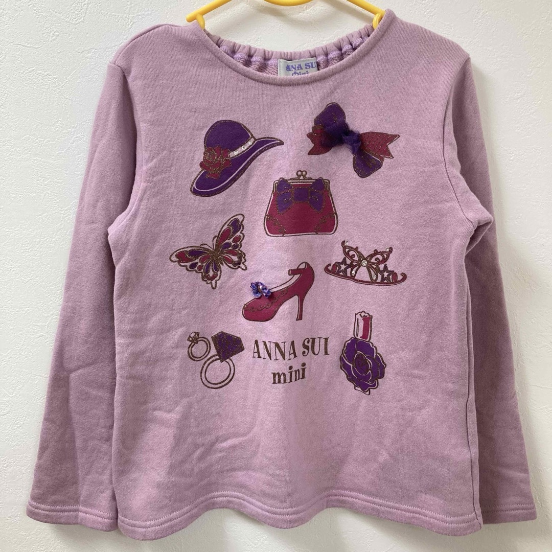ANNA SUI mini(アナスイミニ)のANNA SUI mini トレーナー 130 キッズ/ベビー/マタニティのキッズ服女の子用(90cm~)(Tシャツ/カットソー)の商品写真