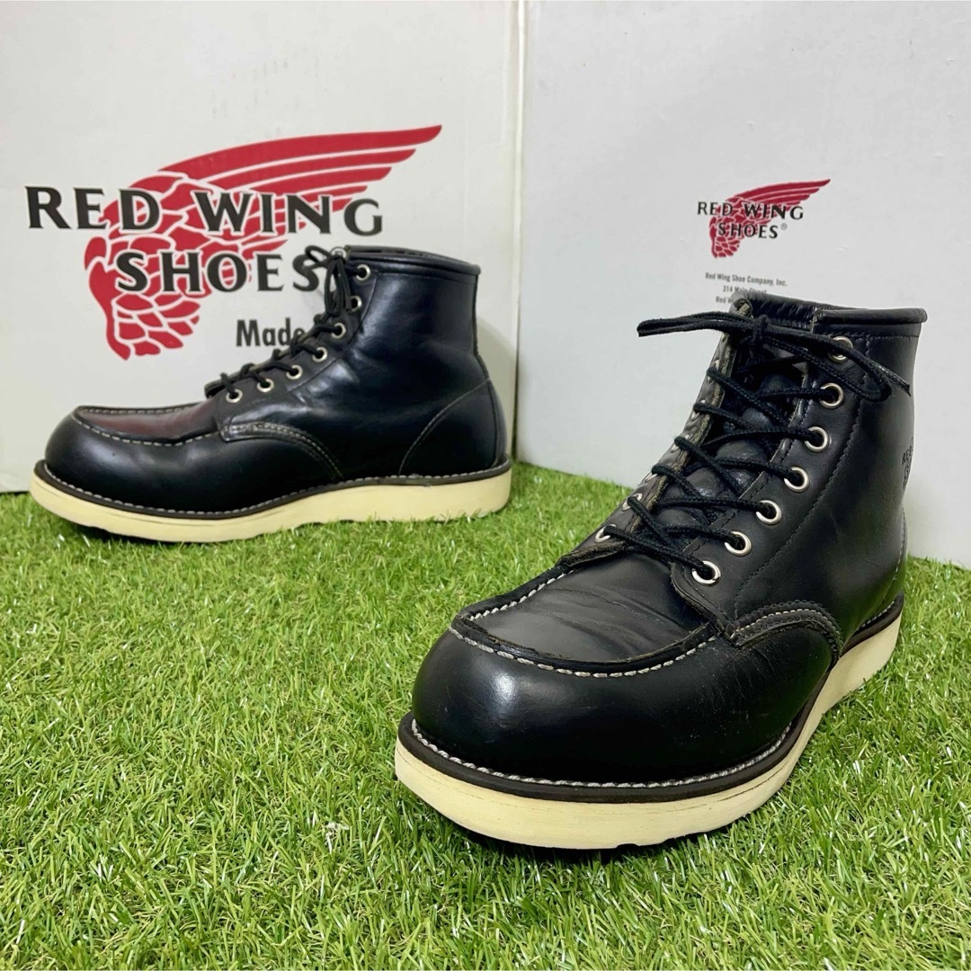 REDWING(レッドウィング)の【安心品質0235】廃盤8130レッドウイング送料無料26-27旧羽タグ　ブーツ メンズの靴/シューズ(ブーツ)の商品写真