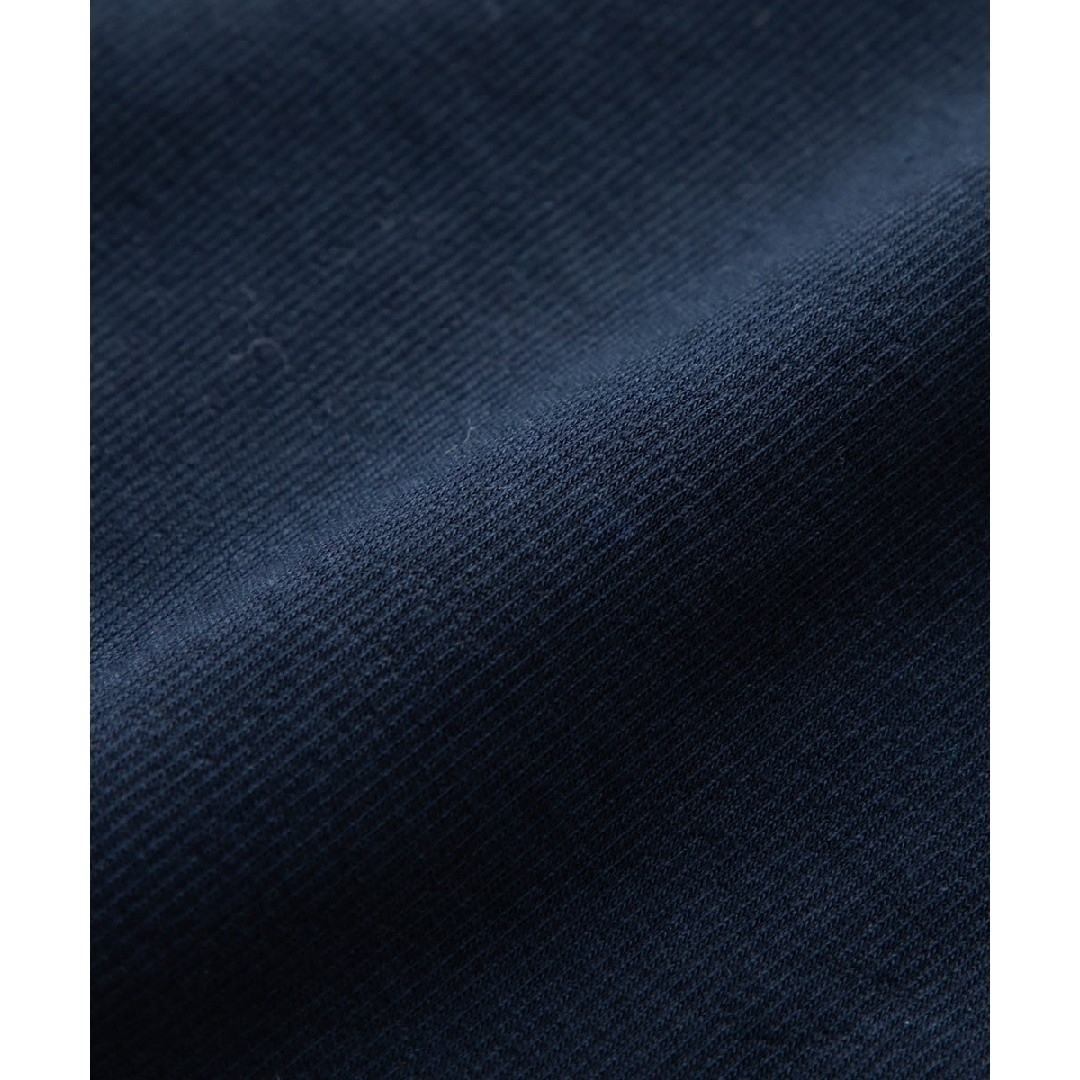 SEA(シー)の【美品】SEA(シー) フライス アシンメトリーネックトップ ネイビー ロンＴ レディースのトップス(Tシャツ(長袖/七分))の商品写真