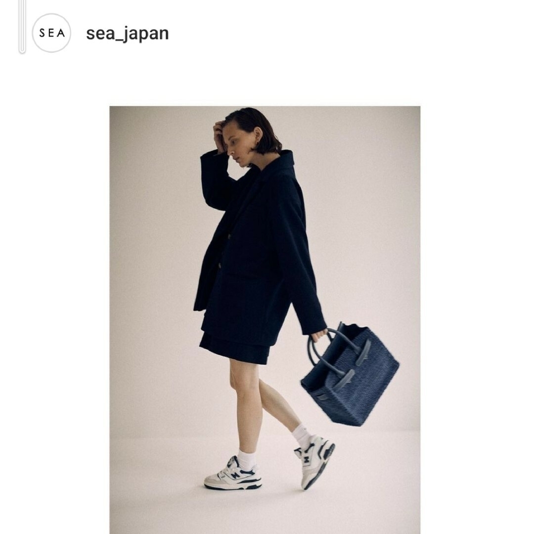 SEA(シー)の【美品】完売限定色☆SEA BASKET BAG M かごバーキン ロンハーマン レディースのバッグ(ハンドバッグ)の商品写真